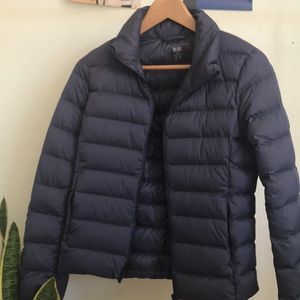 Down jacket navy blue